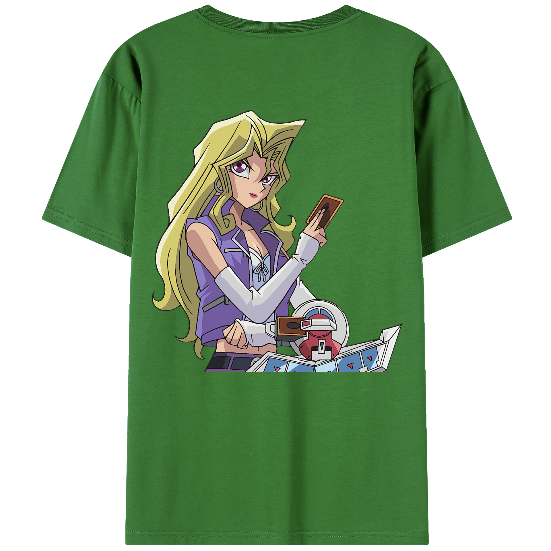 （画像用） 遊☆戯☆王 Yu-Gi-Oh! レディース半袖Tシャツ(バックプリント)